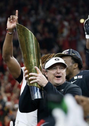 Bainbridge's Kirby Smart leads Dawgs to first National title in four  decades - The Post-Searchlight