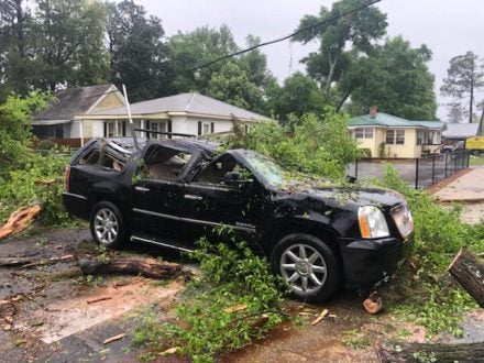 Severe thunderstorm leads to fire, toppled tree damage - The Post ...