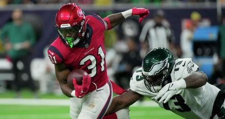 Houston Texans Running Back Dameon Pierce Opens Up About Rushing