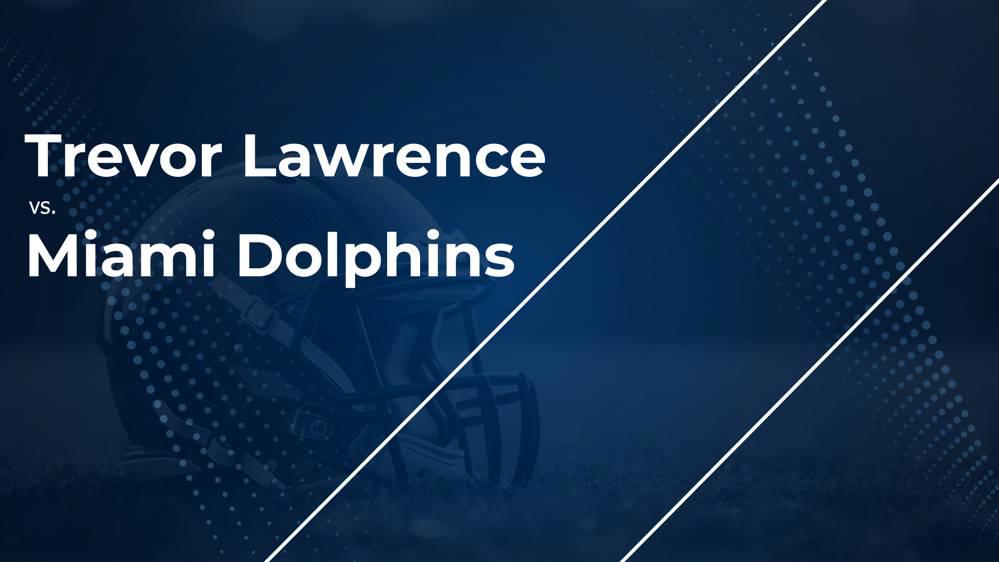 Trevor Lawrence and the Jaguars vs. the Dolphins: Week 1 Stats, Matchup, Game Info