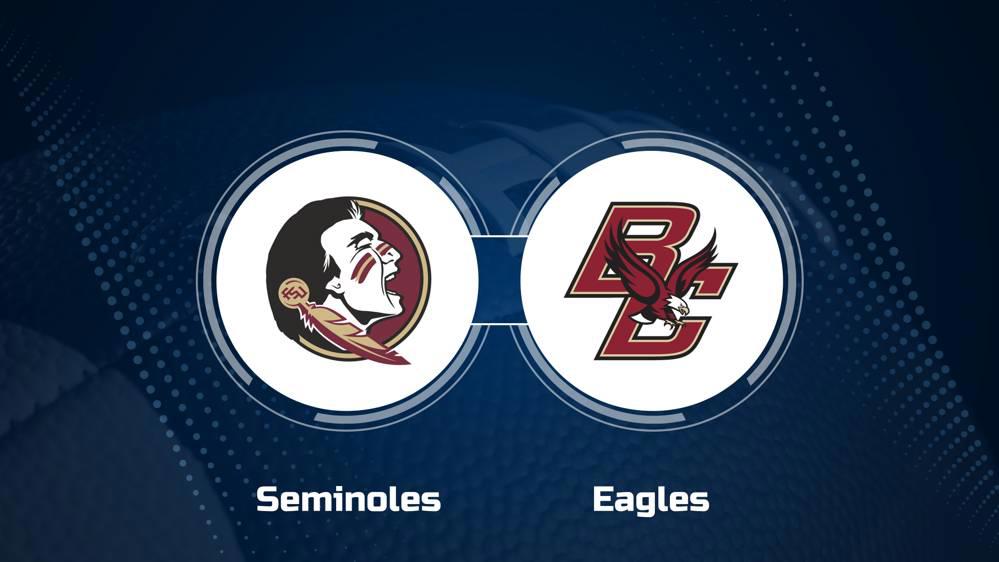 Where to Watch Florida State vs. Boston College on TV or Streaming Live - September 2