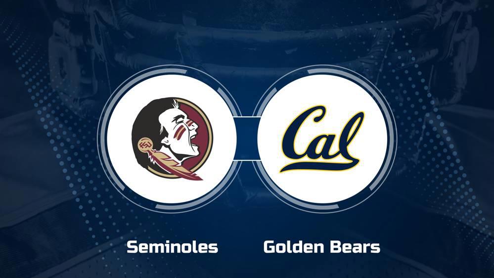 Where to Watch Florida State vs. California on TV or Streaming Live - Sept. 21