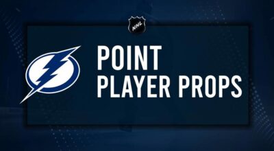 Brayden Point Player Prop Bets for the Lightning vs. Canucks Game - October 15