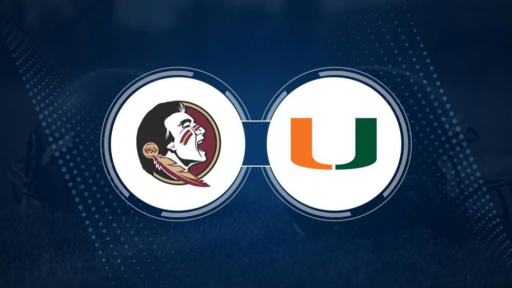 Florida State vs. Miami (FL): Odds, spread, and over/under - Oct. 26