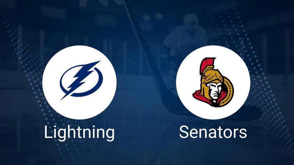 How to Pick the Lightning vs. Senators Game with Odds, Spread, Betting Line and Stats – October 19