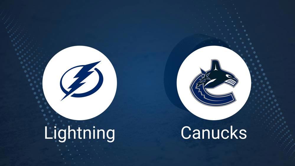 Lightning vs. Canucks Injury Report Today - October 15