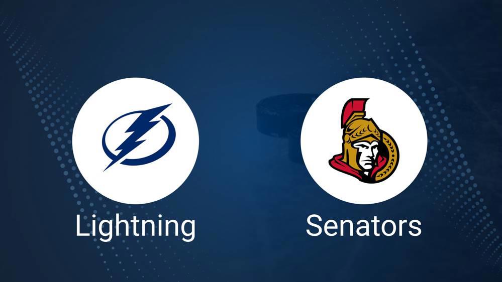 Lightning vs. Senators Injury Report Today - October 19