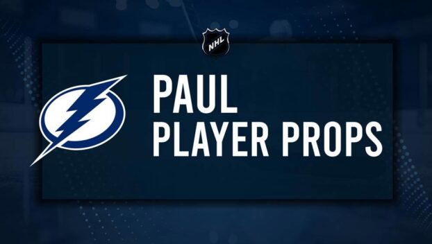 Nicholas Paul Player Prop Bets for the Lightning vs. Capitals Game - October 26