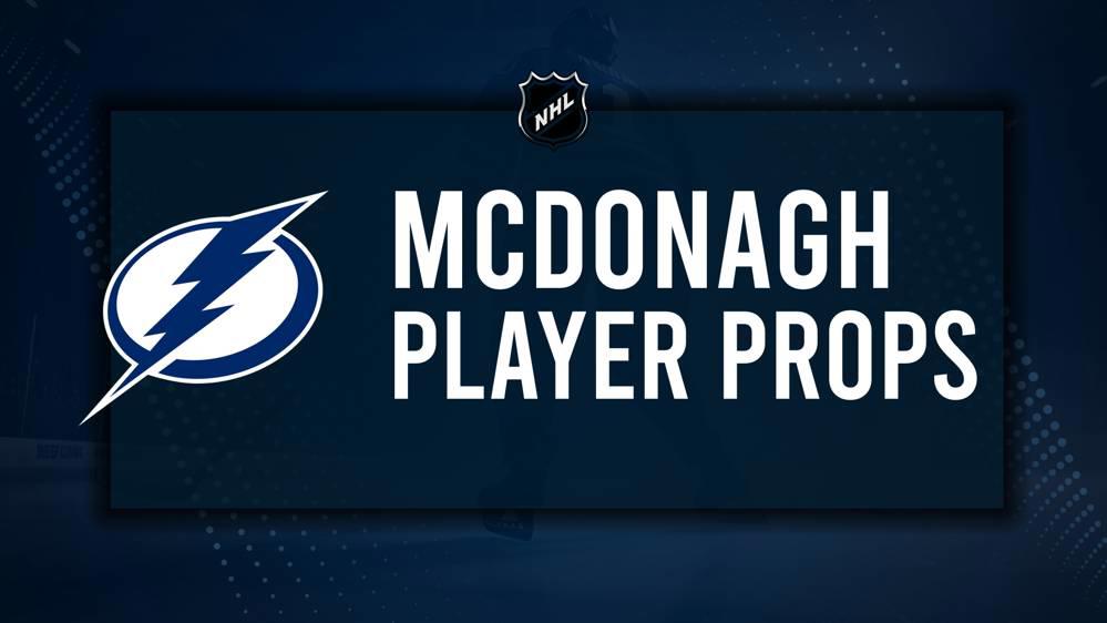 Ryan McDonagh Player Prop Bets for the Lightning vs. Devils Game - October 22