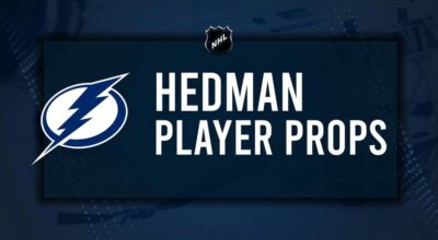 Victor Hedman Player Prop Bets for the Lightning vs. Avalanche Game - October 30