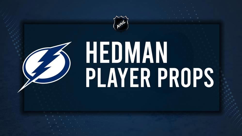 Victor Hedman Player Prop Bets for the Lightning vs. Canucks Game - October 15