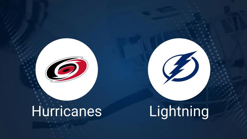 Where to Watch Carolina Hurricanes vs. Tampa Bay Lightning on TV or Streaming Live - October 11