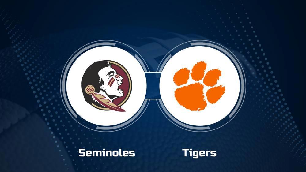 Where to Watch Florida State vs. Clemson on TV or Streaming Live - Oct. 5