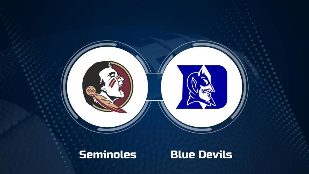 Where to Watch Florida State vs. Duke on TV or Streaming Live - Oct. 18