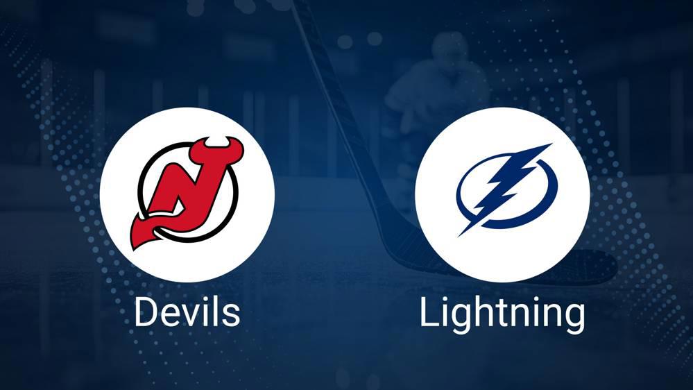 Where to Watch New Jersey Devils vs. Tampa Bay Lightning on TV or Streaming Live - October 22