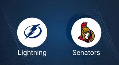 Where to Watch Tampa Bay Lightning vs. Ottawa Senators on TV or Streaming Live - October 19