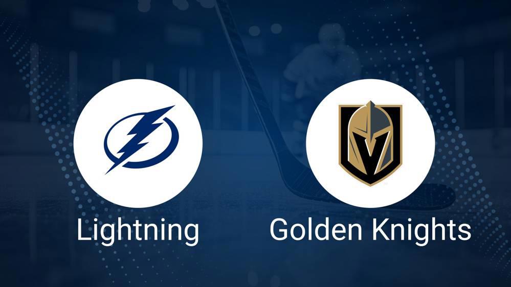 Where to Watch Tampa Bay Lightning vs. Vegas Golden Knights on TV or Streaming Live - October 17