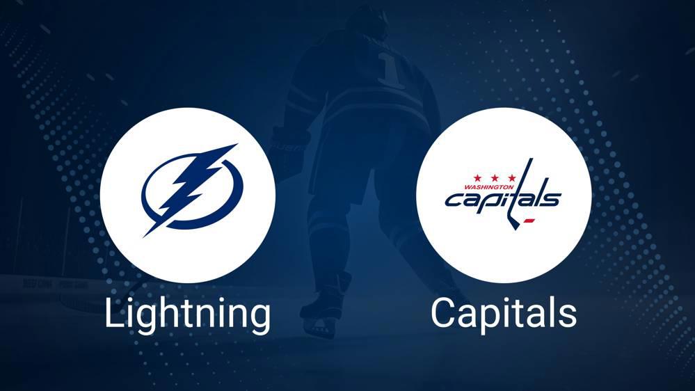 Where to Watch Tampa Bay Lightning vs. Washington Capitals on TV or Streaming Live - October 26