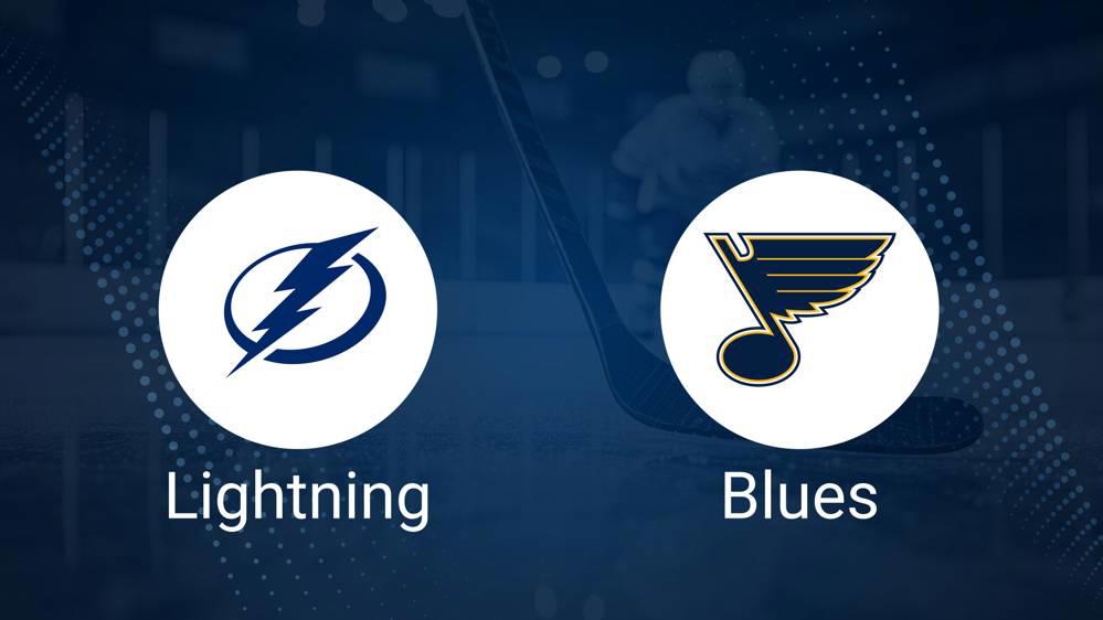 How to Pick the Lightning vs. Blues Game with Odds, Spread, Betting Line and Stats – November 5