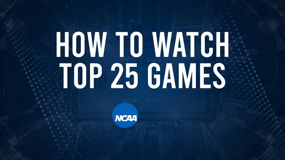 How to Watch Top 25 Women's College Basketball Games - Monday, November 25