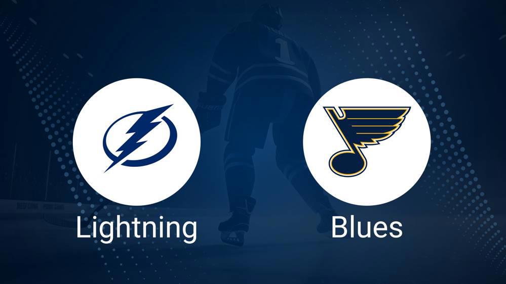 Lightning vs. Blues Injury Report Today - November 5