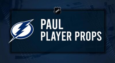 Nicholas Paul Player Prop Bets for the Lightning vs. Penguins Game - November 19