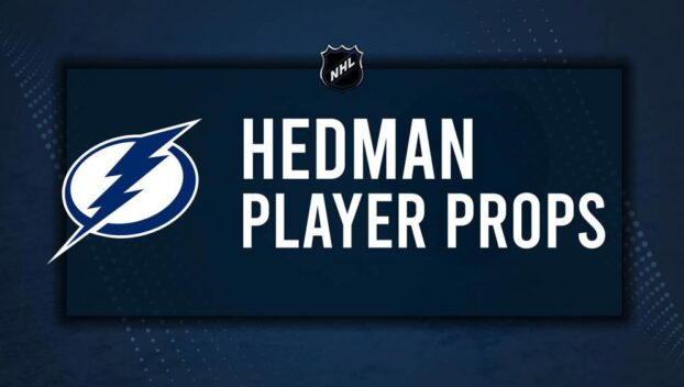 Victor Hedman Player Prop Bets for the Lightning vs. Avalanche Game - November 25