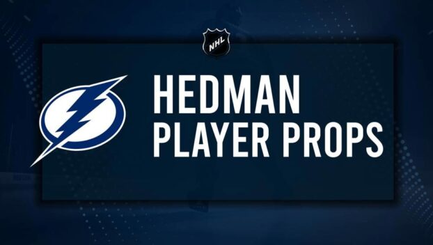 Victor Hedman Player Prop Bets for the Lightning vs. Penguins Game - November 19