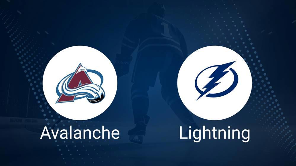 Where to Watch Colorado Avalanche vs. Tampa Bay Lightning on TV or Streaming Live - November 25