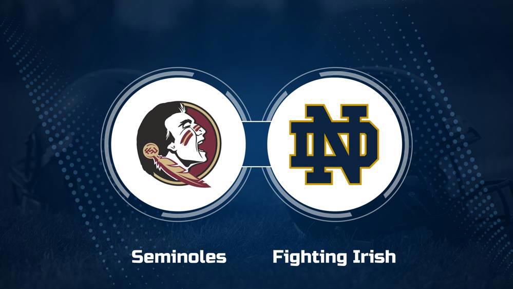 Where to Watch Florida State vs. Notre Dame on TV or Streaming Live - Nov. 9