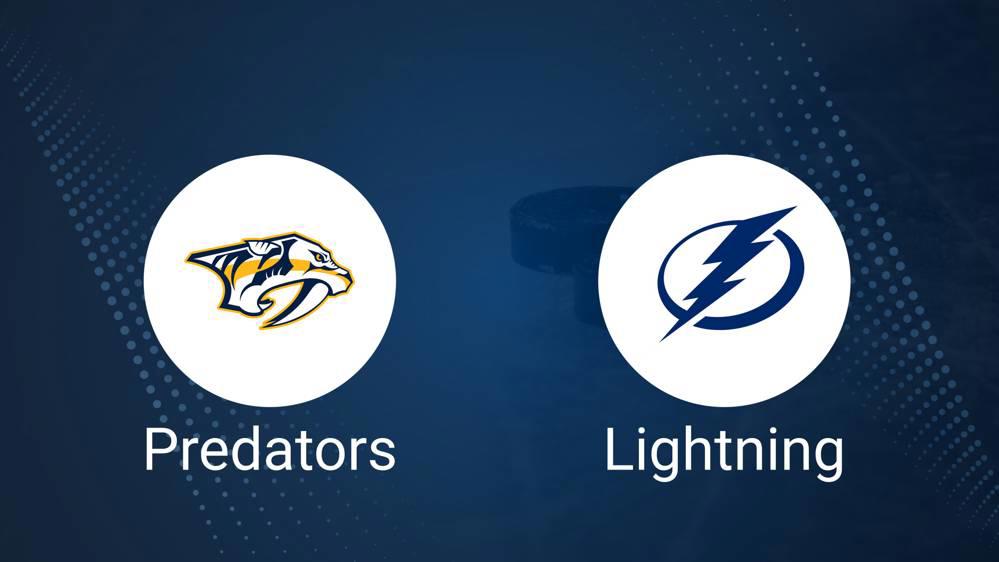 Where to Watch Nashville Predators vs. Tampa Bay Lightning on TV or Streaming Live - November 29