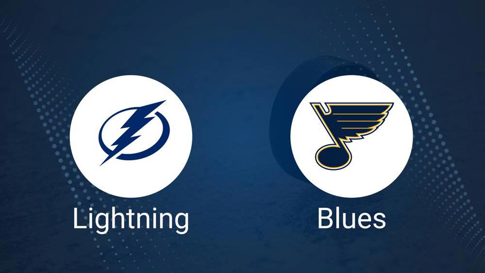 Where to Watch Tampa Bay Lightning vs. St. Louis Blues on TV or Streaming Live - November 5