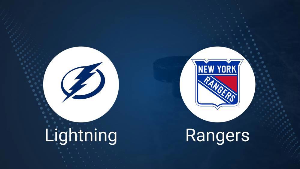 Where to Watch Tampa Bay Lightning vs. New York Rangers on TV or Streaming Live - December 28