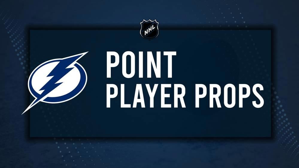 Brayden Point Player Prop Bets for the Lightning vs. Red Wings Game - January 18