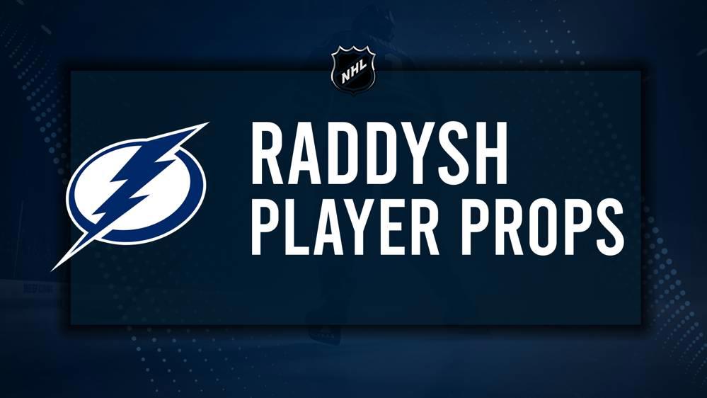 Darren Raddysh Player Prop Bets for the Lightning vs. Kings Game - January 30