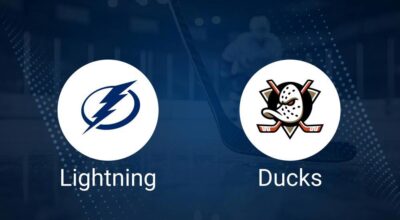 Lightning vs. Ducks Injury Report Today - January 5