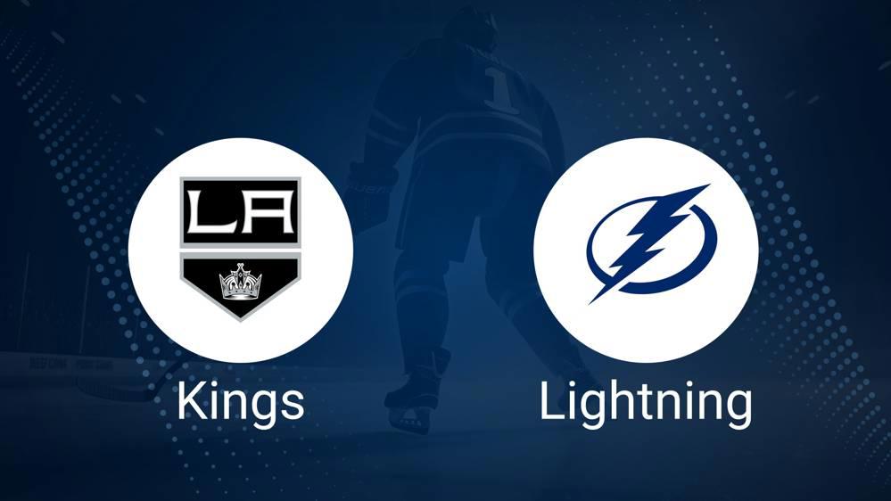 Where to Watch Los Angeles Kings vs. Tampa Bay Lightning on TV or Streaming Live - January 4