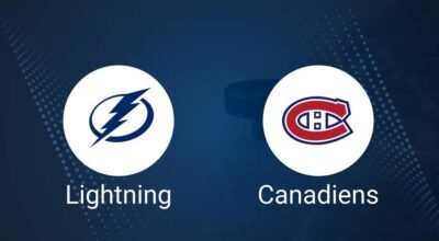 Where to Watch Tampa Bay Lightning vs. Montreal Canadiens on TV or Streaming Live - January 21