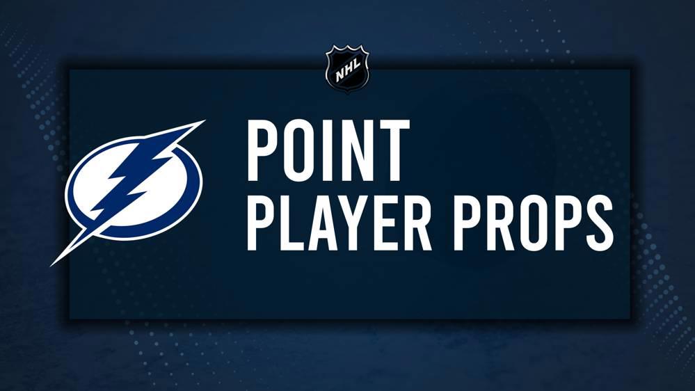 Brayden Point Player Prop Bets for the Lightning vs. Oilers Game - February 25