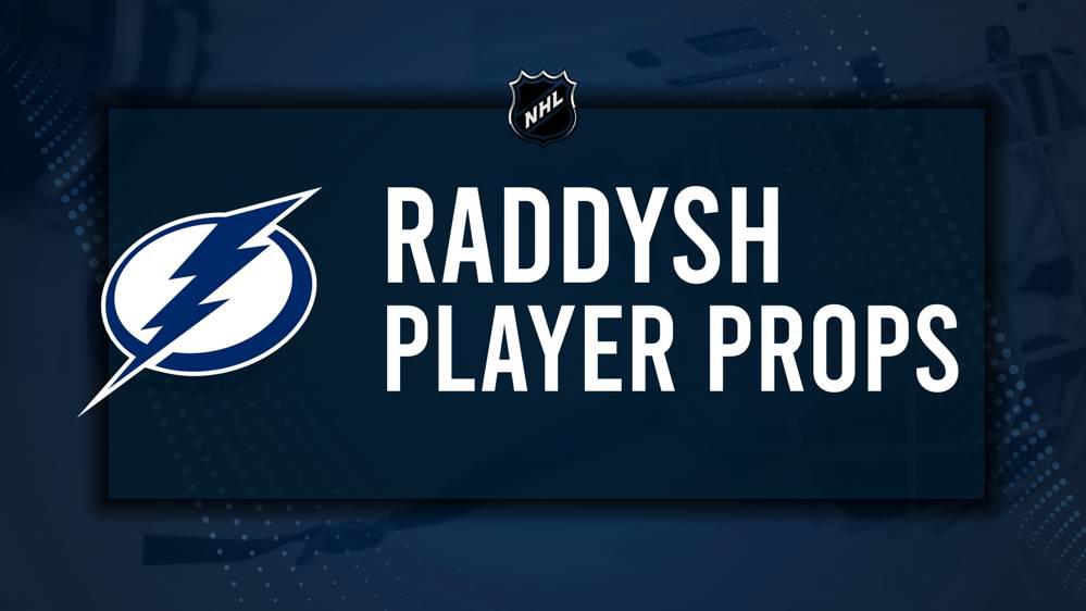 Darren Raddysh Player Prop Bets for the Lightning vs. Red Wings Game - February 8