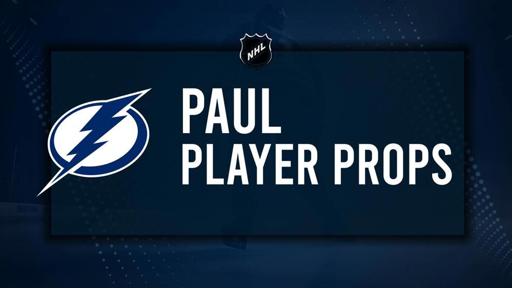 Nicholas Paul Player Prop Bets for the Lightning vs. Islanders Game - February 1
