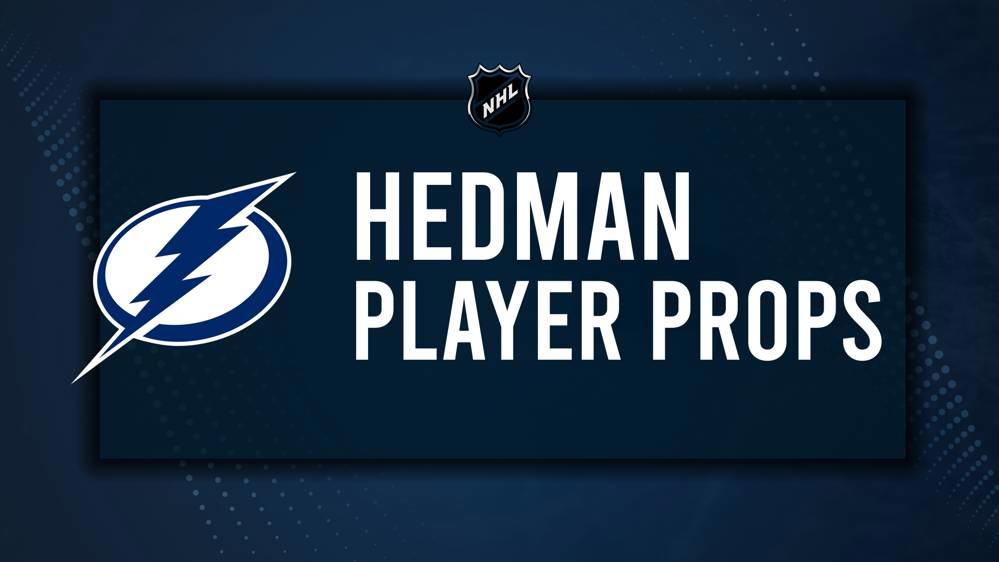 Victor Hedman Player Prop Bets for the Lightning vs. Oilers Game - February 25